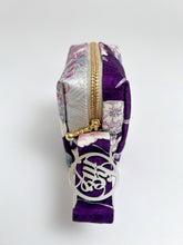 画像をギャラリービューアに読み込む, 流水地紋に雪輪模様草花尽くし【小】