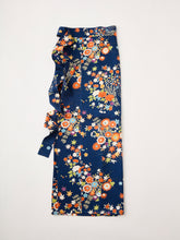 画像をギャラリービューアに読み込む, 鮫小紋地紋に楓菊荻模様【長丈シュッケニ・丈91㎝】