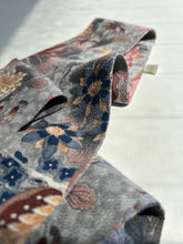 画像をギャラリービューアに読み込む, 手書き風水彩草花模様ちりめん【特短】