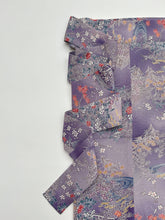 画像をギャラリービューアに読み込む, 縮緬地に暈し草花模様【シュッケニ】