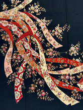 画像をギャラリービューアに読み込む, 【予約品】枝花熨斗模様(作家物)黒留袖【フォーマルシュッケニ】