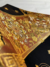 画像をギャラリービューアに読み込む, 天上井花唐草模様金糸【あずま型 中】特上
