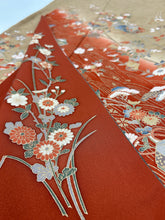 画像をギャラリービューアに読み込む, 流水飾花模様暈し染め金銀彩【フォーマルシュッケニ】