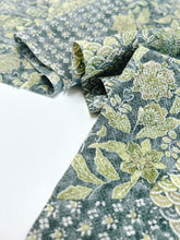 画像をギャラリービューアに読み込む, 鬼しぼ縮緬ちりめん・更紗模様【サイドギャザーワンピース】