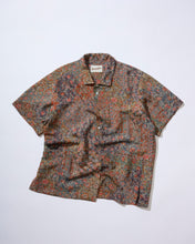 画像をギャラリービューアに読み込む, 縮緬地に花扇にきりばめ更紗模様【S】