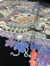 画像をギャラリービューアに読み込む, 【予約品】紫箔の風景花模様金彩【フォーマルシュッケニ】