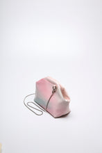 画像をギャラリービューアに読み込む, 薄錆青磁・桃暈し格子地織②【ケニガマ・小】