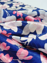 画像をギャラリービューアに読み込む, 変わり波地紋に花尽くし模様【ティアード】