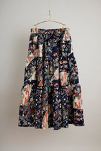 画像をギャラリービューアに読み込む, 家屋風景花鳥模様【ティアード】