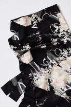 画像をギャラリービューアに読み込む, 結び紐鼓花模様総地紋・銀彩【シュッケニ】