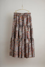 画像をギャラリービューアに読み込む, 紗綾型地紋に雲取り花散らし模様【ティアード】