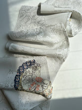 画像をギャラリービューアに読み込む, 草花絵皿模様に総菱欠け模様地紋【長】