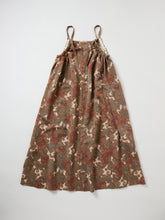 画像をギャラリービューアに読み込む, 鬼しぼ縮緬・ペイズリー更紗模様【サイドギャザーワンピース】