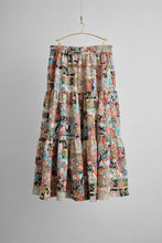 画像をギャラリービューアに読み込む, 短冊絵に花車古典模様【ティアード】