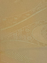画像をギャラリービューアに読み込む, 飴色無地に流水吉祥織り出し模様【ティアード】