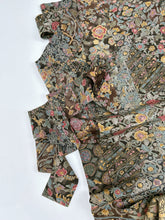 画像をギャラリービューアに読み込む, 水彩暈し風更紗唐草模様【長丈シュッケニ】