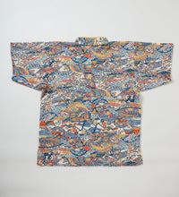 画像をギャラリービューアに読み込む, 型染風景花紋模様【L】