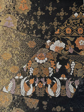 画像をギャラリービューアに読み込む, 唐織引箔袋帯花鳥模様【あずま型 大】