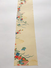 画像をギャラリービューアに読み込む, 5周年・
破れ色紙に蝶・花模様