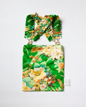 画像をギャラリービューアに読み込む, 荒波地紋に牡丹梅撫子草花模様【ギャザートート】②