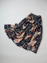 画像をギャラリービューアに読み込む, 家屋風景花鳥模様【ティアード】