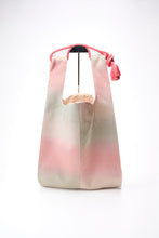 画像をギャラリービューアに読み込む, 薄錆青磁・桃暈し格子地織【ケニショ・大】