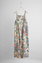 画像をギャラリービューアに読み込む, 流水に草花型染【サイドギャザーワンピース】