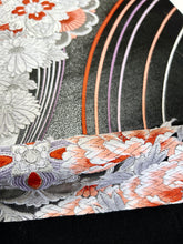 画像をギャラリービューアに読み込む, 曲線絵に唐花牡丹模様②【ケニガマ・小】