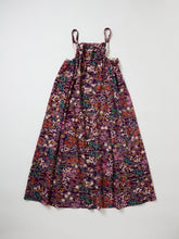画像をギャラリービューアに読み込む, 鬼しぼ縮緬・四季の草花模様【サイドギャザーワンピース】