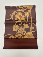 画像をギャラリービューアに読み込む, 流水地に花唐草模様金糸【ケニショ・大】