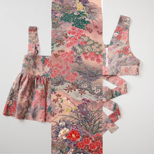 画像をギャラリービューアに読み込む, 水辺の総草花に暈し模様・縮緬
