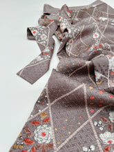 画像をギャラリービューアに読み込む, 籠目地紋に辻ヶ花模様【長丈シュッケニ・丈91㎝】