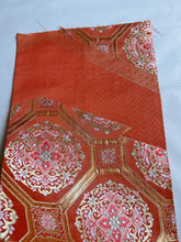 画像をギャラリービューアに読み込む, 金糸桧垣地に蜀江華丸模様金糸【あずま型 中】特上