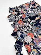 画像をギャラリービューアに読み込む, 雲ヱに花松絞り絵模様【長丈シュッケニ・丈91㎝】