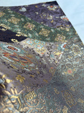 画像をギャラリービューアに読み込む, 更紗に唐花・花鳥模様引箔【あずま型 大】上物