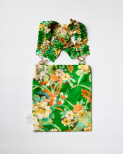 画像をギャラリービューアに読み込む, 荒波地紋に牡丹梅撫子草花模様【ギャザートート】②