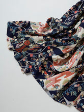 画像をギャラリービューアに読み込む, 家屋風景花鳥模様【ティアード】