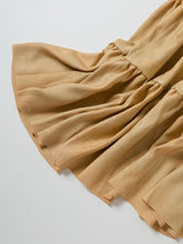 画像をギャラリービューアに読み込む, 飴色無地に流水吉祥織り出し模様【ティアード】