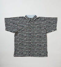 画像をギャラリービューアに読み込む, 膨れ織り地に幾何学亀甲暈し絵【M】