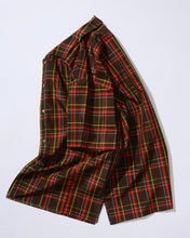 画像をギャラリービューアに読み込む, 3色格子模様織り出し米沢紬【L】