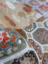 画像をギャラリービューアに読み込む, 蜀江華模様に花菱唐草花模様【あずま型 中】上物