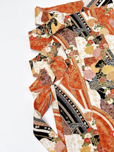 画像をギャラリービューアに読み込む, 七宝地紋に破れ色紙古典柄模様【長丈シュッケニ】