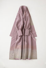 画像をギャラリービューアに読み込む, 暈し絣織り・薄藤玉虫色【六つ釦】【限定】