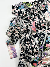 画像をギャラリービューアに読み込む, 波地紋に藤絵模様【長丈シュッケニ】