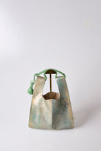 画像をギャラリービューアに読み込む, 薄緑×藤色霧模様引箔【ケニショ・小】