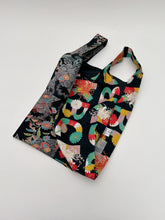 画像をギャラリービューアに読み込む, 斑点地紋に銀糸花模様・大【KBCコラボバッグ】