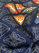 画像をギャラリービューアに読み込む, 亀甲尽くし地紋に花菱蝶菱絵模様【L】