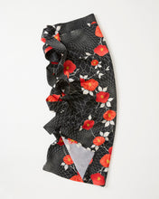 画像をギャラリービューアに読み込む, 変わり桧垣地紋尽くしに椿模様【シュッケニ・91㎝丈】