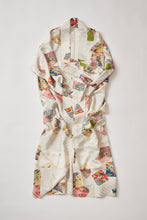 画像をギャラリービューアに読み込む, 破れ色紙吉祥文に波橋模様【六つ釦】