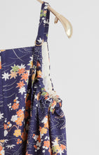 画像をギャラリービューアに読み込む, 萩楓草花模様【サイドギャザーワンピース】